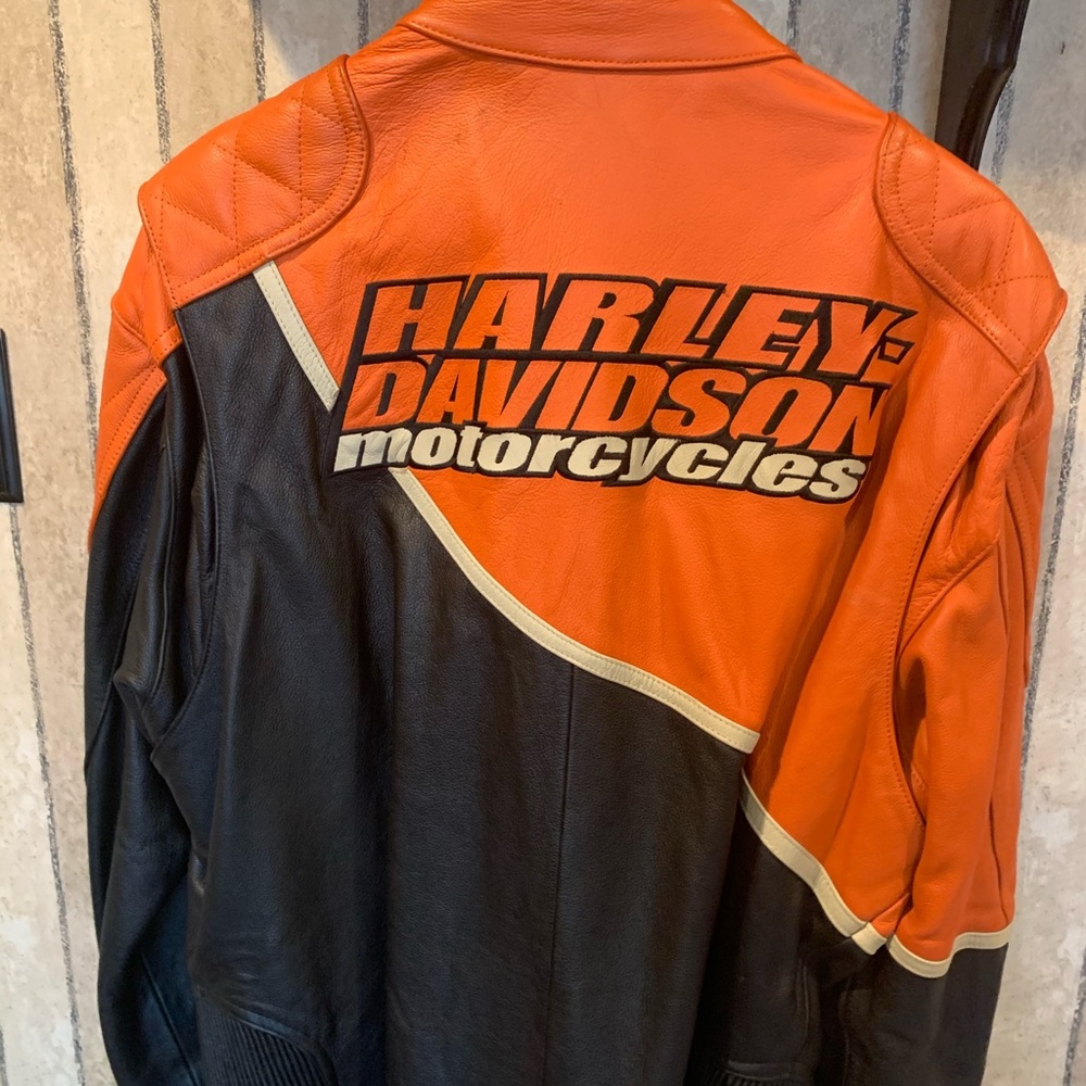 HARLEY DAVISON LEATHER JACKET MENS